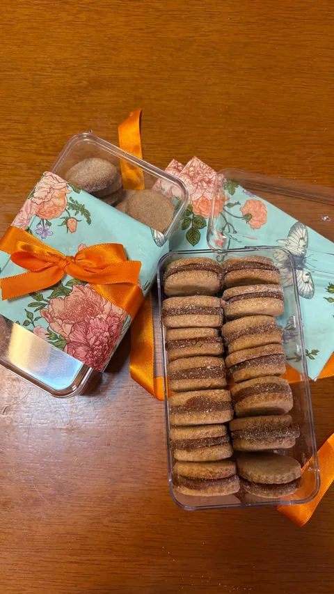 Biscoitinho de banana e doce de leite, receita de Agradável Cozinha