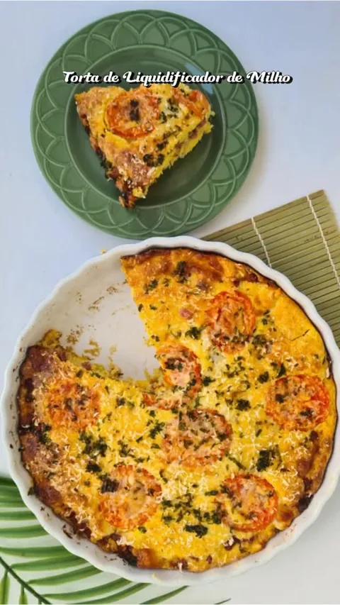 Torta de milho de liquidificador, receita de Agradável Cozinha