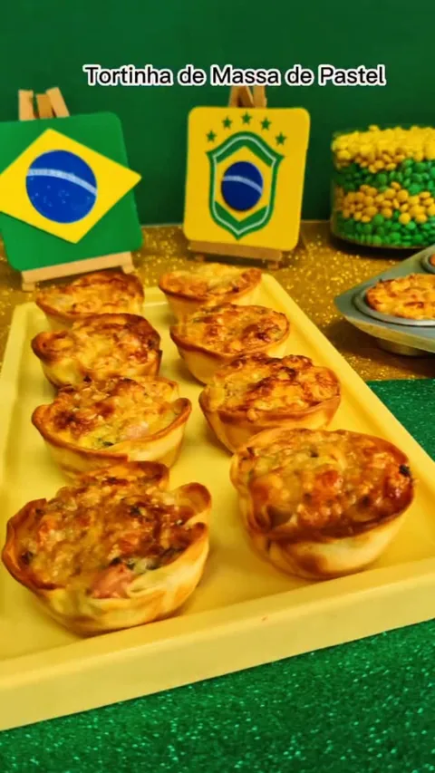 Tortinha de massa de pastel, receita de Agradável Cozinha